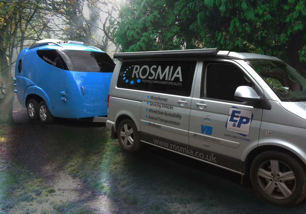Rosmia - About Us - VB Air Suspension - E&P Hydraulics levelling system - Motorhomes - Caravans