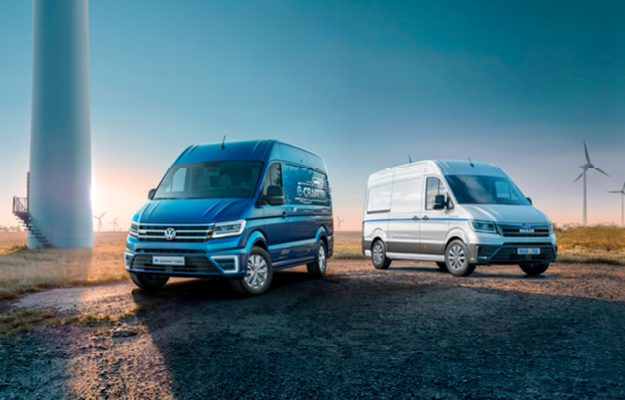 FULL AIR SUSPENSION SYSTEM ON THE REAR AXLE FOR THE VOLKSWAGEN E-CRAFTER AND MAN ETGE